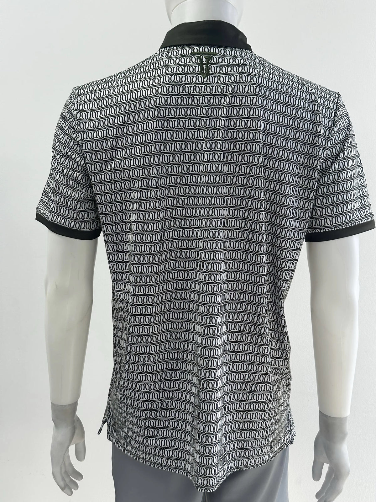 Sage Green Mosaic Performance Polo