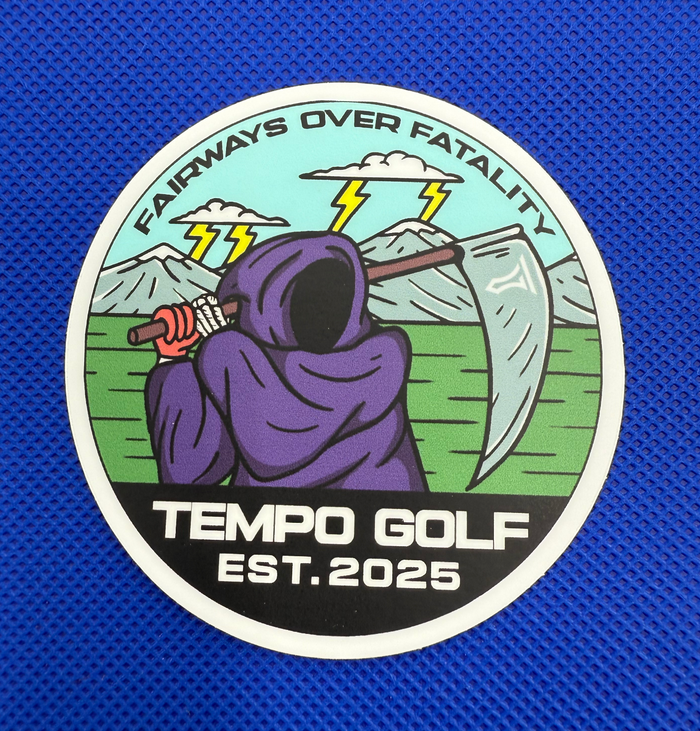 Fairways Over Fatality Vinyl Sticker