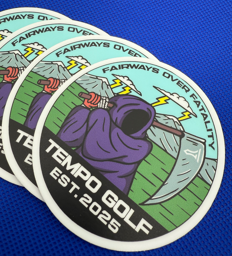 Fairways Over Fatality Vinyl Sticker
