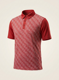 Tempo T Performance Polo - Burgandy
